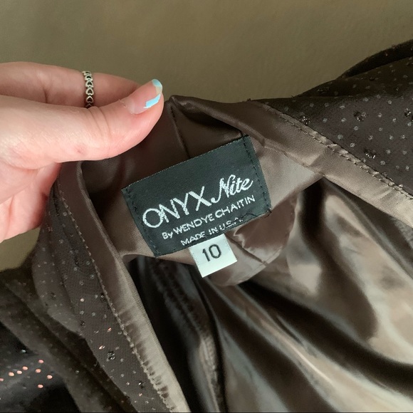 Sparkle Strapess Prom Dress - Picture 4 of 5